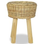 vidaXL Scaun de bar, ratan natural vidaXL Scaun de bar, ratan natural