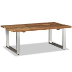 vidaXL Măsuță de cafea, 100 x 60 x 38 cm, lemn masiv reciclat vidaXL Măsuță de cafea, 100 x 60 x 38 cm, lemn masiv reciclat