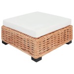 vidaXL Set canapea, 18 piese, ratan natural