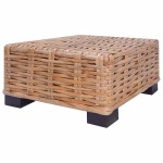 vidaXL Set mobilier cu canapea 14 piese, culoare naturală, ratan vidaXL Set mobilier cu canapea 14 piese, culoare naturală, ratan