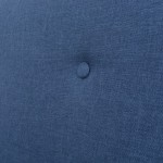 vidaXL Canapea cu 3 locuri, albastru, material textil vidaXL Canapea cu 3 locuri, albastru, material textil