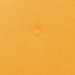 vidaXL Canapea cu 2 locuri, galben, material textil