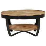 vidaXL Măsuță de cafea din lemn masiv de mango nefinisat, 65 x 32 cm vidaXL Măsuță de cafea din lemn masiv de mango nefinisat, 65 x 32 cm
