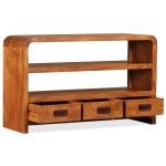 vidaXL Comodă TV, 90x30x55 cm, lemn masiv de acacia