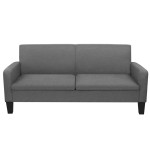 vidaXL Canapea cu 3 locuri, 180 x 65 x 76 cm, gri închis vidaXL Canapea cu 3 locuri, 180 x 65 x 76 cm, gri închis