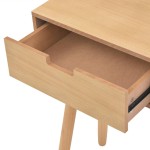 vidaXL Masă consolă, lemn masiv de pin 80x30x72 cm, maro