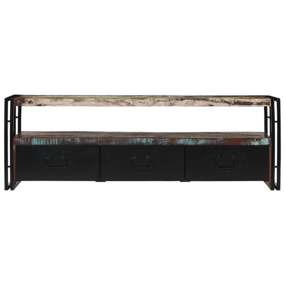 vidaXL Comodă TV, 120 x 30 x 40 cm, lemn masiv reciclat