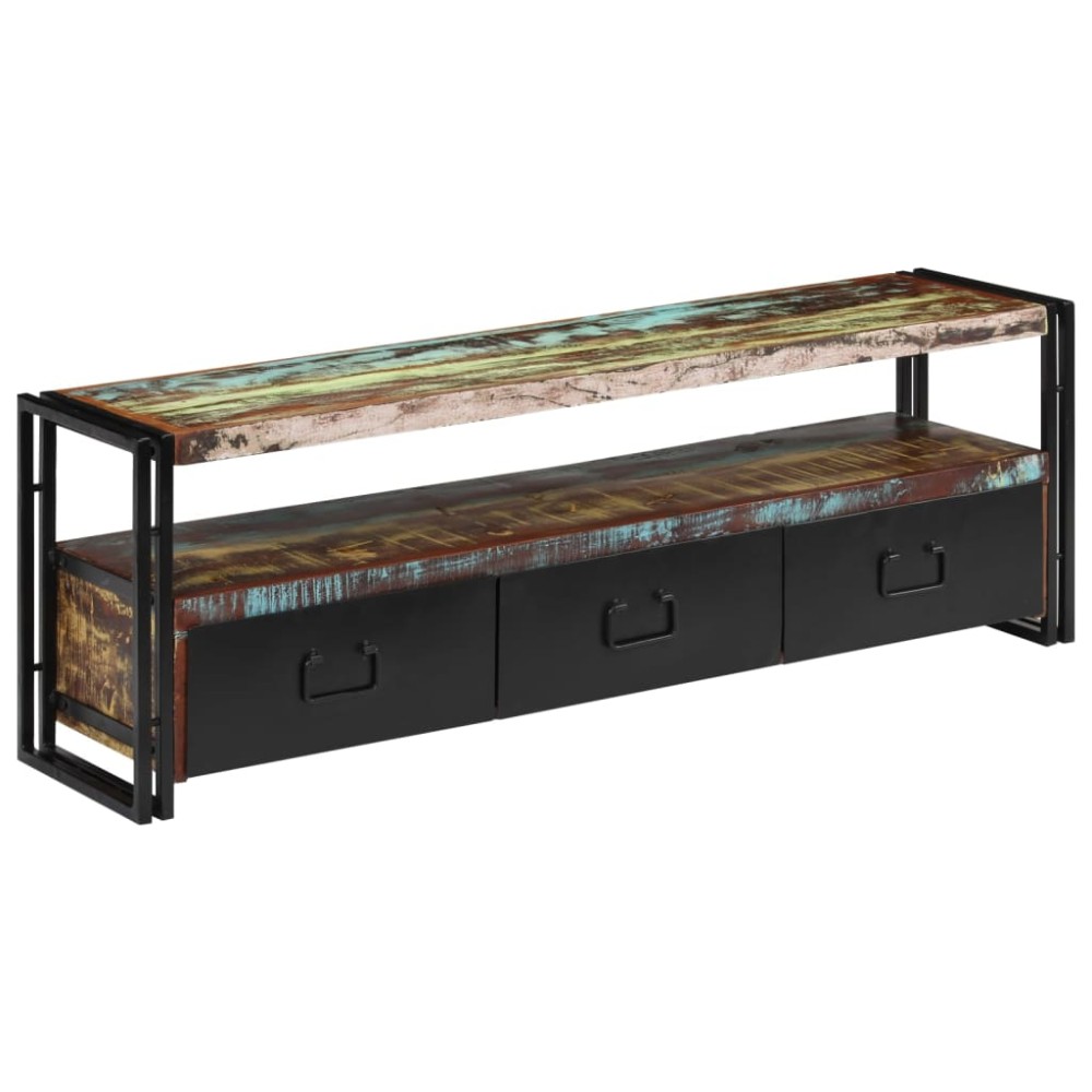 vidaXL Comodă TV, 120 x 30 x 40 cm, lemn masiv reciclat