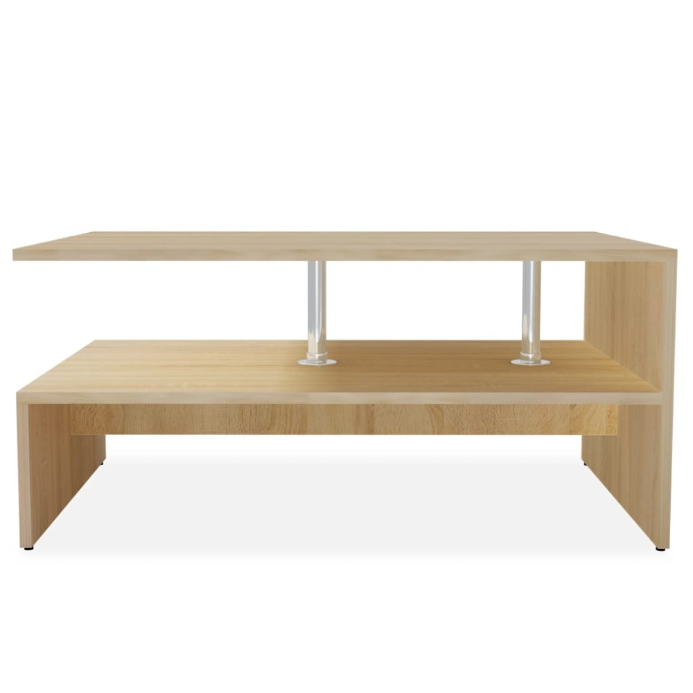 vidaXL Măsuță de cafea, PAL, 90x59x42 cm, culoarea stejarului