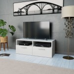 vidaXL Comodă TV, PAL, 95 x 35 x 36 cm, alb vidaXL Comodă TV, PAL, 95 x 35 x 36 cm, alb