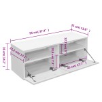 vidaXL Comodă TV, PAL, 95 x 35 x 36 cm, alb vidaXL Comodă TV, PAL, 95 x 35 x 36 cm, alb