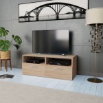 vidaXL Comodă TV, PAL, 95 x 35 x 36 cm, culoarea stejarului vidaXL Comodă TV, PAL, 95 x 35 x 36 cm, culoarea stejarului