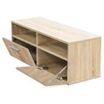 vidaXL Comodă TV, PAL, 95 x 35 x 36 cm, culoarea stejarului vidaXL Comodă TV, PAL, 95 x 35 x 36 cm, culoarea stejarului