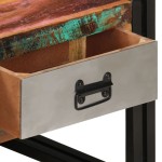 vidaXL Măsuță de cafea cu 3 sertare, 100x50x35 cm, lemn masiv reciclat vidaXL Măsuță de cafea cu 3 sertare, 100x50x35 cm, lemn masiv reciclat