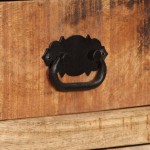 vidaXL Dulap cu rafturi, 65x30x180 cm, lemn masiv de mango