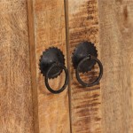 vidaXL Dulap cu rafturi, 65x30x180 cm, lemn masiv de mango