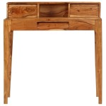 vidaXL Birou de lucru cu sertare, lemn masiv, 88 x 50 x 90 cm