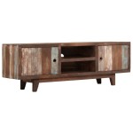 vidaXL Comodă TV din lemn masiv de acacia, vintage, 118 x 30 x 40 cm vidaXL Comodă TV din lemn masiv de acacia, vintage, 118 x 30 x 40 cm