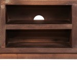 vidaXL Comodă TV din lemn masiv de acacia, vintage, 118 x 30 x 40 cm vidaXL Comodă TV din lemn masiv de acacia, vintage, 118 x 30 x 40 cm