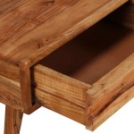 vidaXL Măsuță de cafea cu sertar sculptat, 100x50x40 cm, lemn masiv vidaXL Măsuță de cafea cu sertar sculptat, 100x50x40 cm, lemn masiv