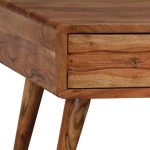 vidaXL Măsuță de cafea cu sertar sculptat, 100x50x40 cm, lemn masiv vidaXL Măsuță de cafea cu sertar sculptat, 100x50x40 cm, lemn masiv