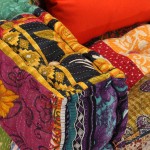 vidaXL Canapea puf modulară cu 2 locuri, petice, material textil vidaXL Canapea puf modulară cu 2 locuri, petice, material textil