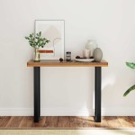 vidaXL Masă consolă Lemn de tec 100 x 35 x 75 cm vidaXL Masă consolă Lemn de tec 100 x 35 x 75 cm
