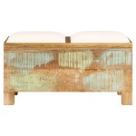 vidaXL Bancă de depozitare, 80x40x40 cm, lemn masiv reciclat vidaXL Bancă de depozitare, 80x40x40 cm, lemn masiv reciclat