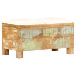 vidaXL Bancă de depozitare, 80x40x40 cm, lemn masiv reciclat vidaXL Bancă de depozitare, 80x40x40 cm, lemn masiv reciclat