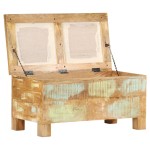 vidaXL Bancă de depozitare, 80x40x40 cm, lemn masiv reciclat vidaXL Bancă de depozitare, 80x40x40 cm, lemn masiv reciclat