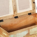 vidaXL Bancă de depozitare, 80x40x40 cm, lemn masiv reciclat vidaXL Bancă de depozitare, 80x40x40 cm, lemn masiv reciclat