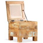 vidaXL Bancă de depozitare, 40 x 40 x 45 cm, lemn masiv reciclat vidaXL Bancă de depozitare, 40 x 40 x 45 cm, lemn masiv reciclat