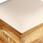 vidaXL Bancă de depozitare, 40 x 40 x 45 cm, lemn masiv reciclat vidaXL Bancă de depozitare, 40 x 40 x 45 cm, lemn masiv reciclat