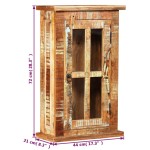 vidaXL Dulap de perete, 44 x 21 x 72 cm, lemn masiv reciclat vidaXL Dulap de perete, 44 x 21 x 72 cm, lemn masiv reciclat