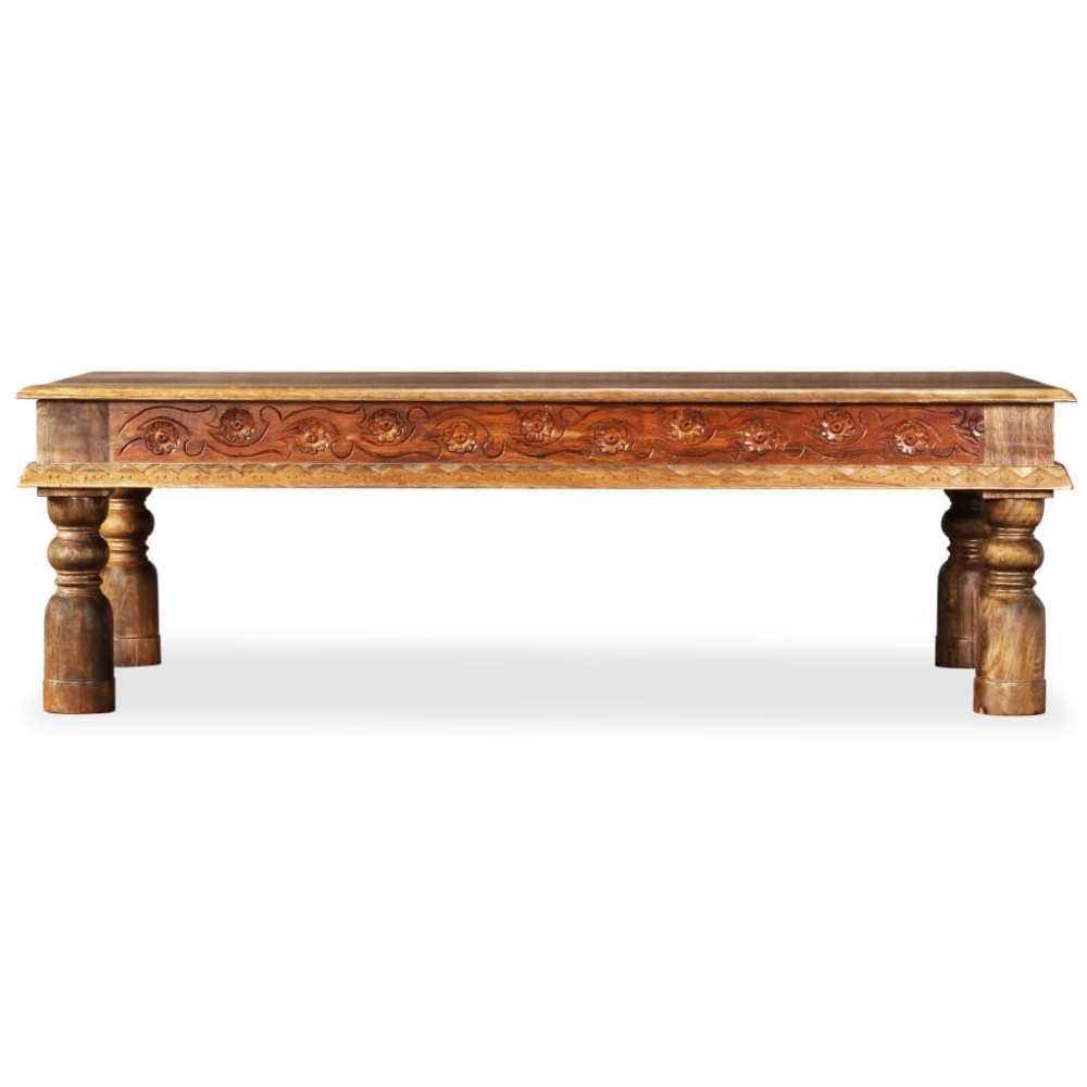 vidaXL Măsuță de cafea, lemn masiv de mango acacia, 110x60x38 cm