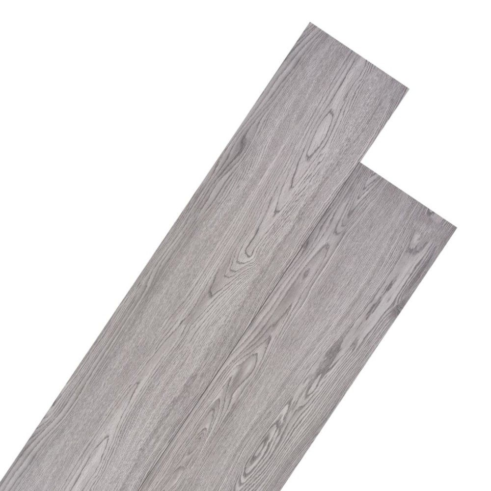 vidaXL Plăci de pardoseală, gri închis, 5,26 m², 2 mm, PVC