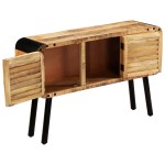 vidaXL Dulap, 120 x 30 x 76 cm, lemn masiv de mango vidaXL Dulap, 120 x 30 x 76 cm, lemn masiv de mango