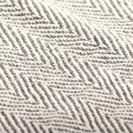 vidaXL Pătură decorativă model spic, bumbac, 220 x 250 cm, gri vidaXL Pătură decorativă model spic, bumbac, 220 x 250 cm, gri
