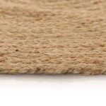 vidaXL Covor din iută împletită, 120 cm, rotund vidaXL Covor din iută împletită, 120 cm, rotund