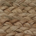 vidaXL Covor din iută împletită, 120 cm, rotund vidaXL Covor din iută împletită, 120 cm, rotund