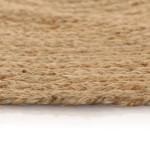 vidaXL Covor din iută împletită, 150 cm, rotund vidaXL Covor din iută împletită, 150 cm, rotund