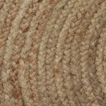 vidaXL Covor din iută împletită, 150 cm, rotund vidaXL Covor din iută împletită, 150 cm, rotund