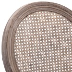 vidaXL Scaune de bar, 2 buc., alb, pânză