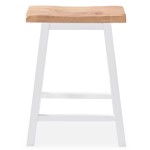 vidaXL Set mobilier de bar, 3 piese, alb, MDF