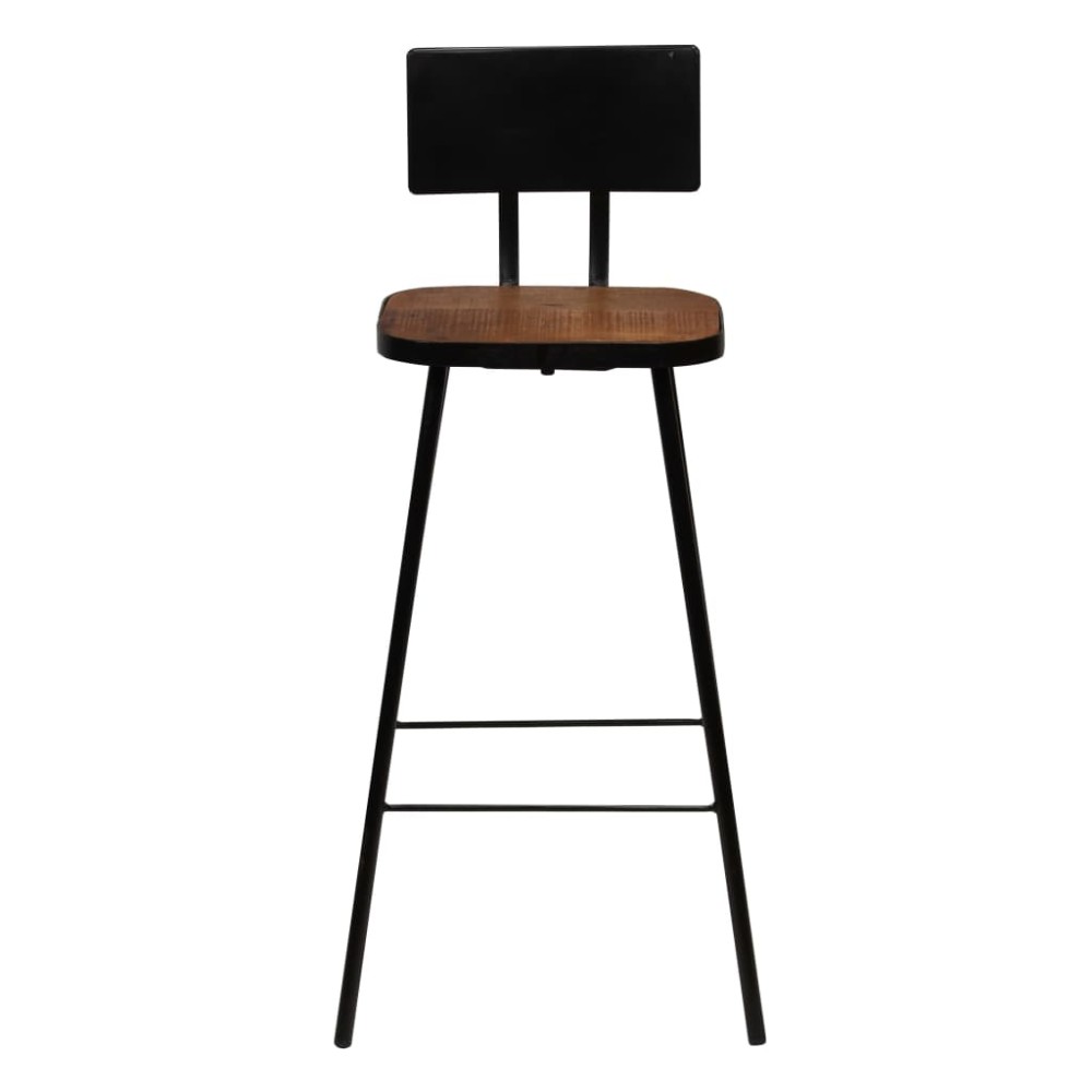 vidaXL Scaune de bar, 4 buc., lemn masiv reciclat