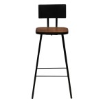 vidaXL Scaune de bar, 4 buc., lemn masiv reciclat