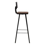 vidaXL Scaune de bar, 4 buc., lemn masiv reciclat