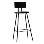 vidaXL Scaune de bar, 4 buc., lemn masiv reciclat