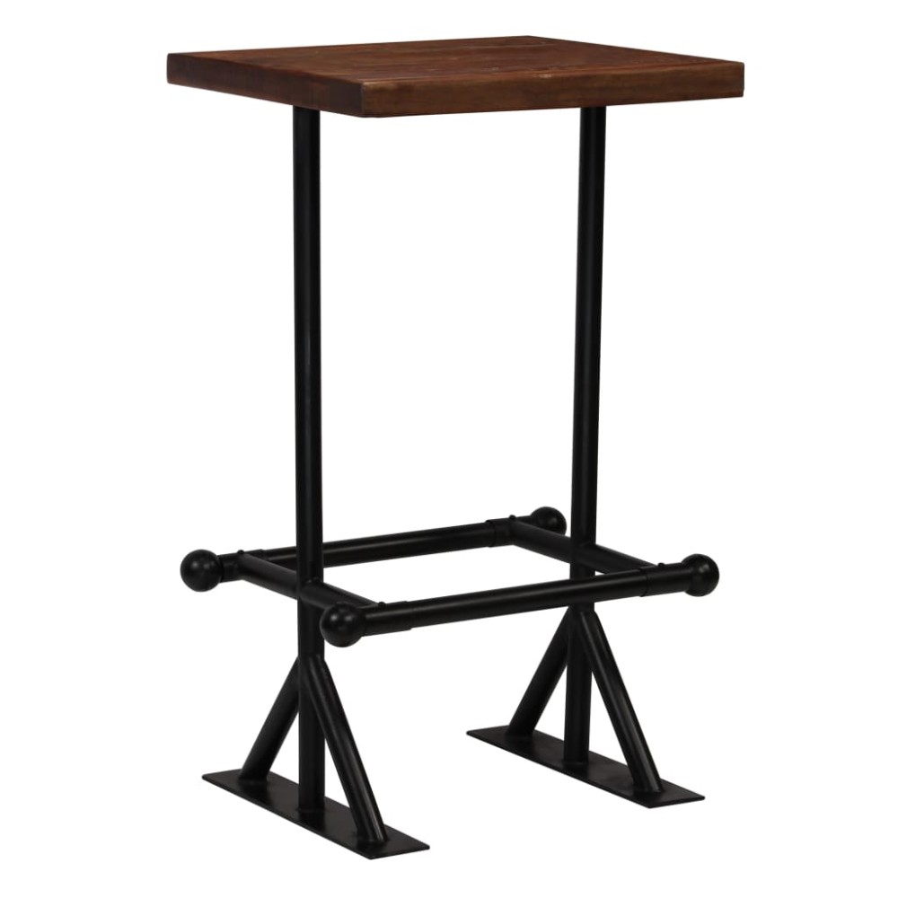 vidaXL Set mobilier de bar, 3 piese, lemn masiv reciclat