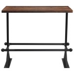 vidaXL Set mobilier de bar, 5 piese, lemn masiv reciclat vidaXL Set mobilier de bar, 5 piese, lemn masiv reciclat